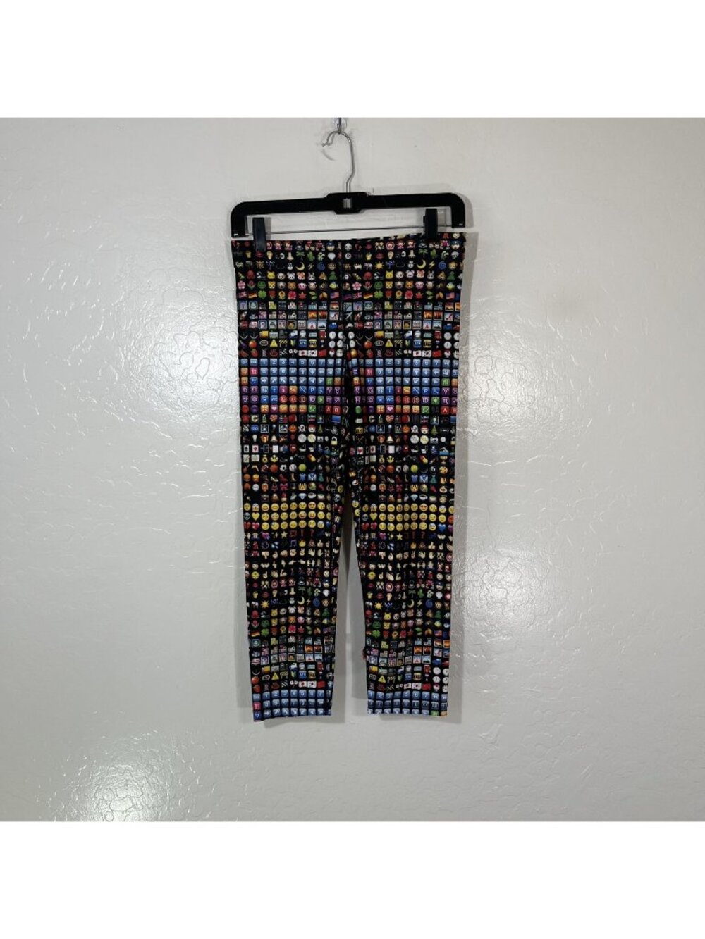 Zara Terez Leggings Teens M Multicolor Emoji Ankle Yoga Pants Gym Athletic